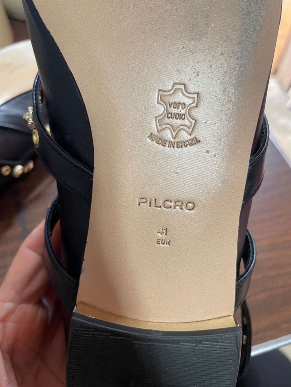 Pilcro Strappy Studded Ballet Flats - Picture 5 of 6